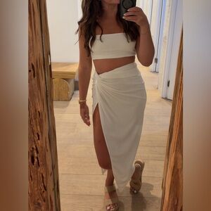White Two Piece Set